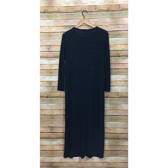 Vintage Brenda French Knit Black Dress - Size 1 - Picture 10 of 10